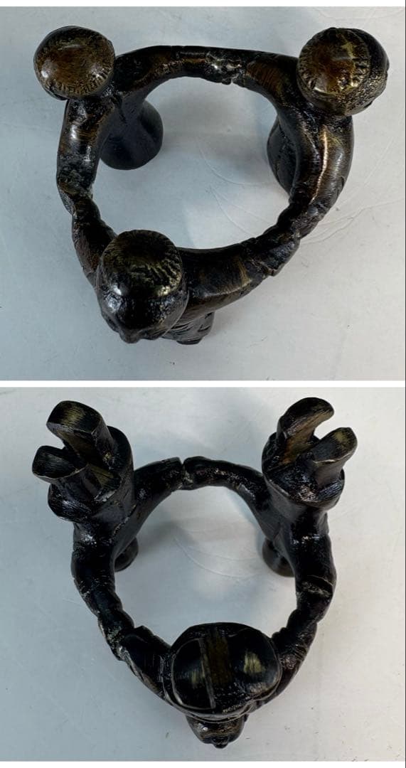 【中古品】唐銅七種蓋置USED〈税込・送料込〉