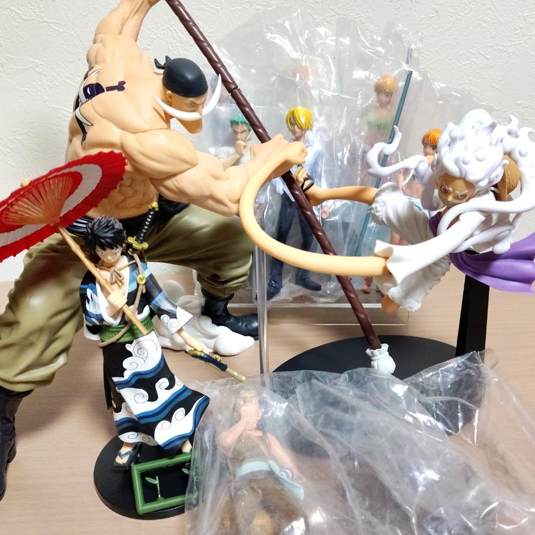 ワンピースまとめ売り 10個 白ひげ ルフィ 初期フィギュア2005年未開封