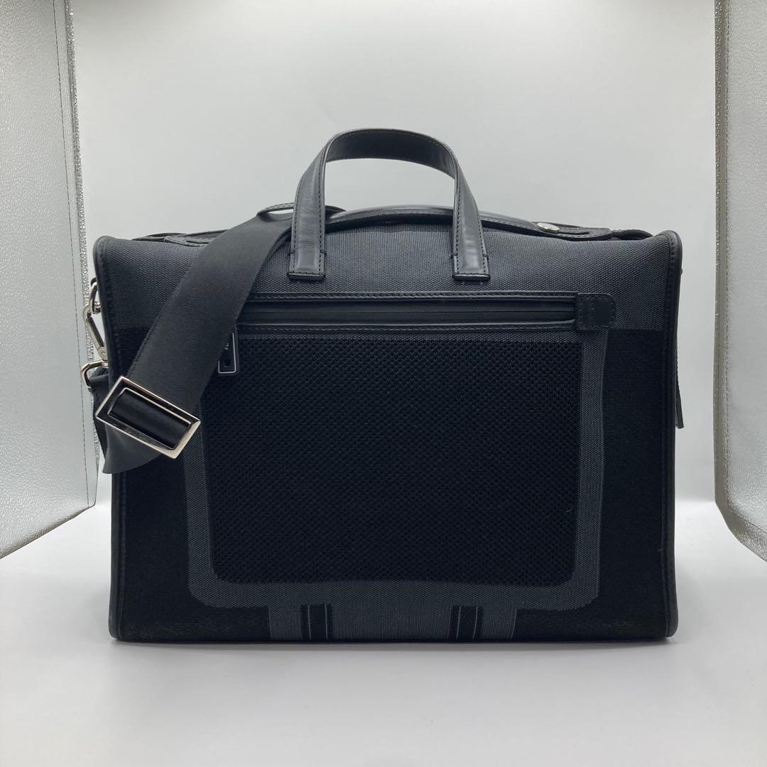 FENDI フェンディ 7VA400 ロゴ メッシュ ビジネスバッグ