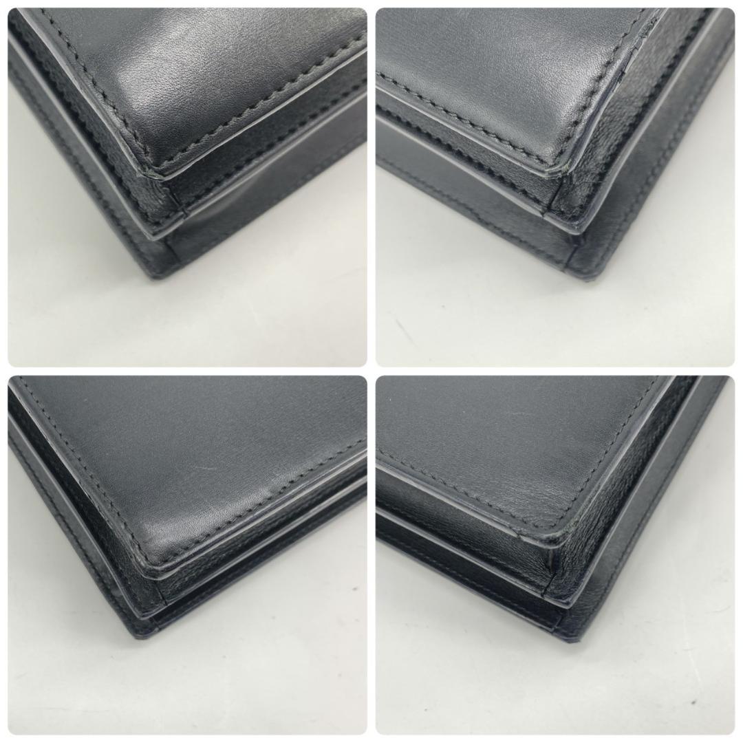 ロエベ ヴィンテージ アナグラム ビジネスバッグ ブリーフケース 本革 黒