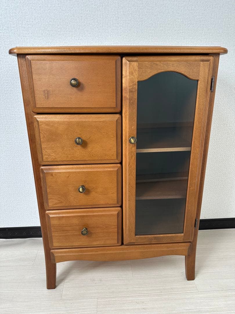 曙工芸 アケボノ サイドボード キャビネット リビングボード ※i4※