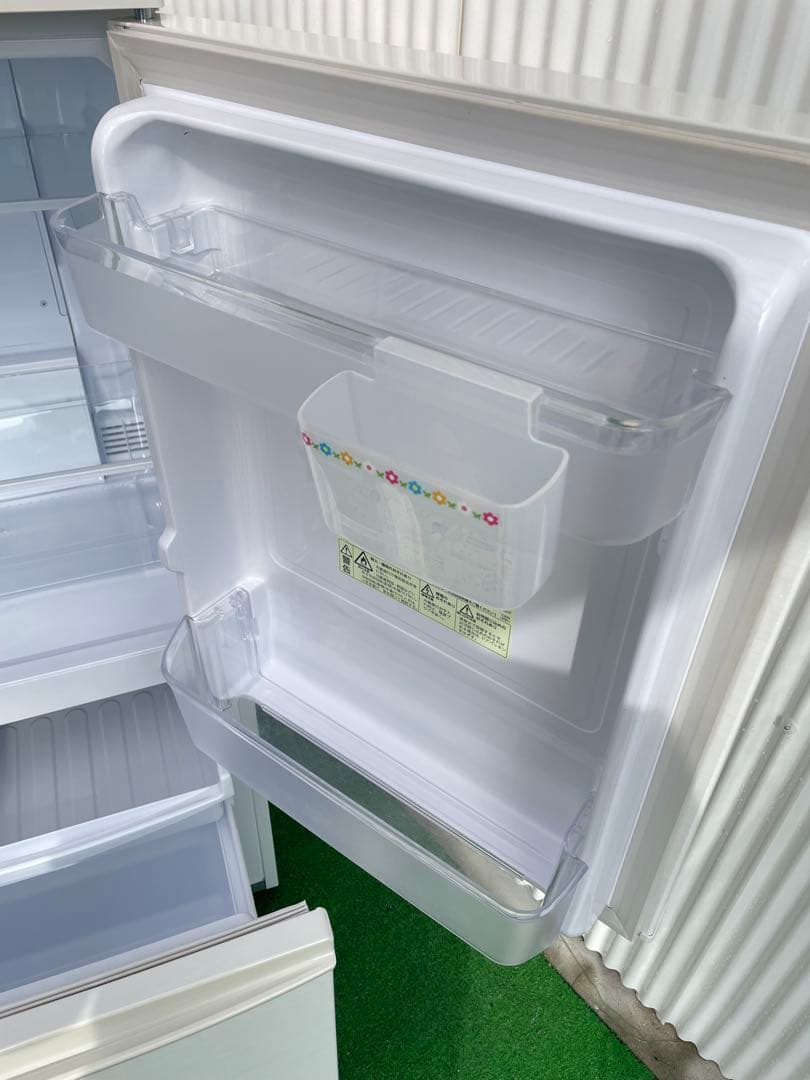 820 シャープ 左右付け替え可能ドア 2ドア冷蔵庫 一人暮らし 単身 ホワイト