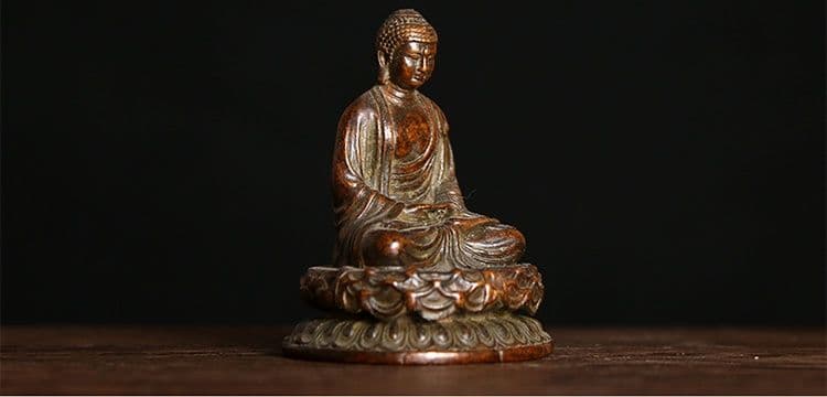 仏教美術 仏像 釈迦仏像 小仏像 銅製 銅器