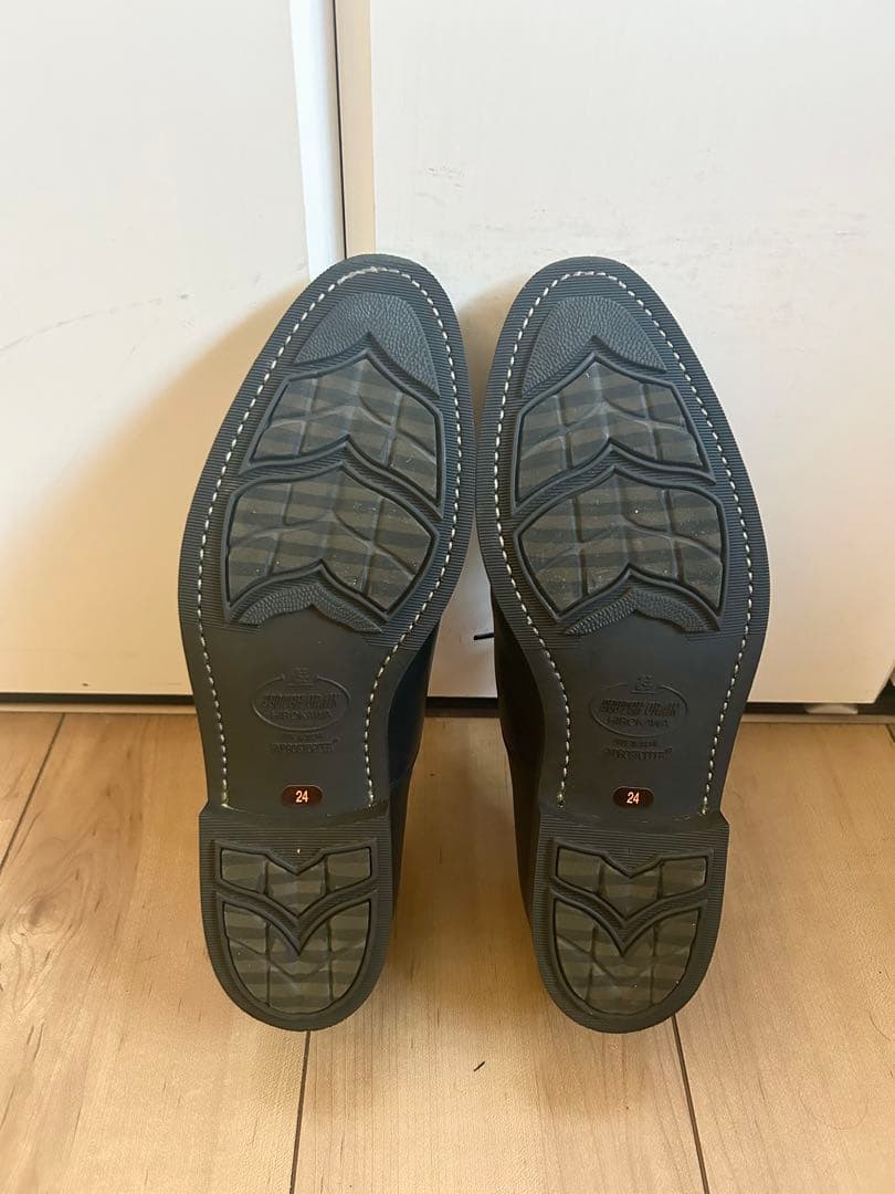 【極美品】SCOTCHGRAIN スコッチグレイン ストレートチップ 24cm