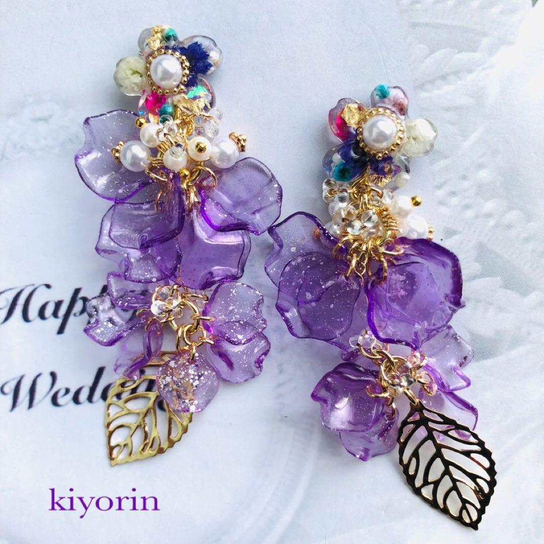 1510 ダークフェアリー 2way ハンドメイド イヤリングの通販はau PAY