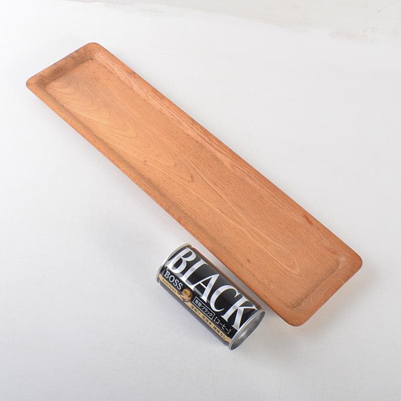 煎茶道具 欅製 一文字盆 煎茶盆 香盆 C 6573