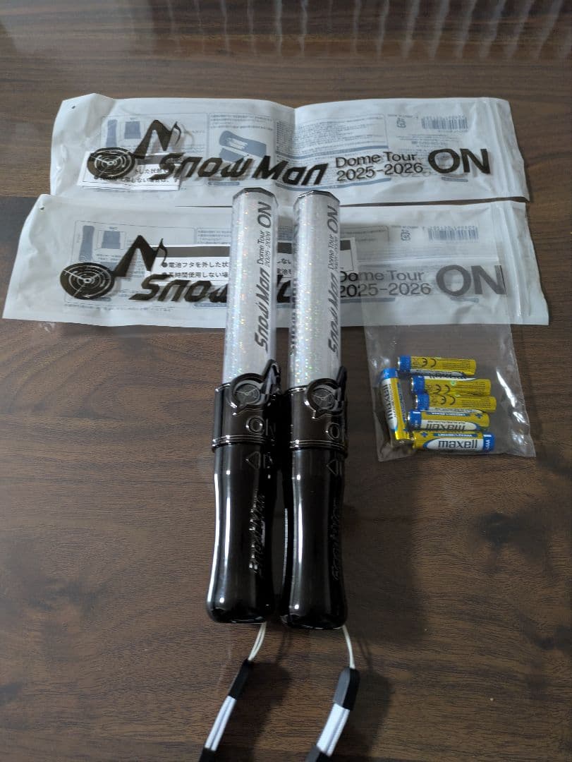 Snow Man Dome Tour 2025-2026 ペンライト 2本セット SnowMan 2025