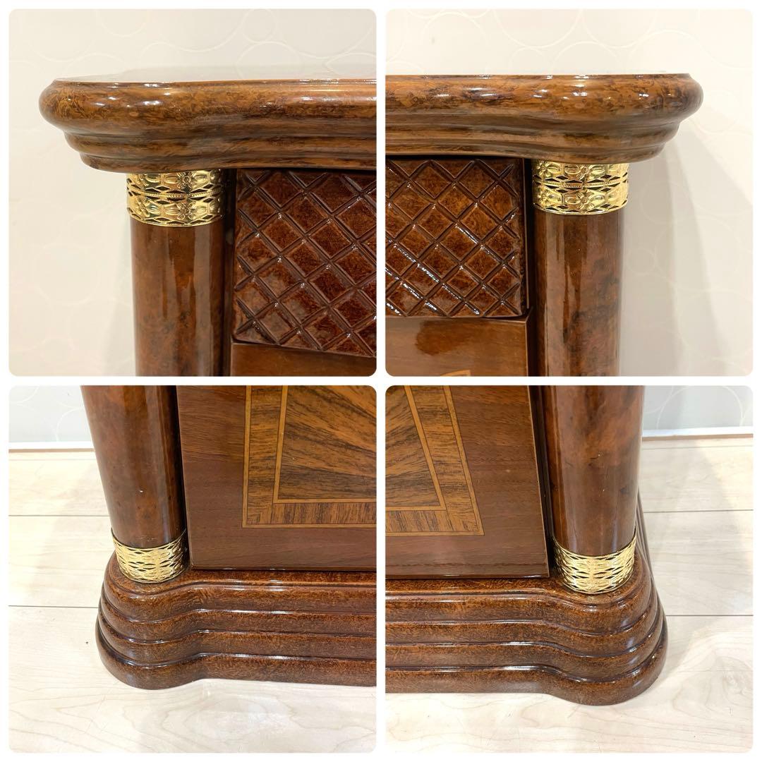 美品】イタリア製 サルタレッリ 象嵌 サイドチェスト 高級インテリア 収納