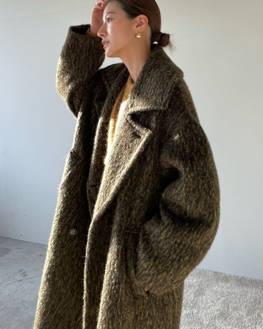 CLANE ミックスシャギーレディコートサイズ1