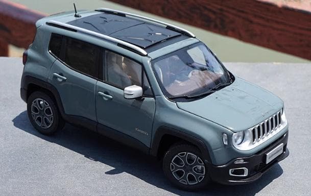 ミニカー 1/18 ジープ レネゲード Jeep Renegade グレー - メルカリ