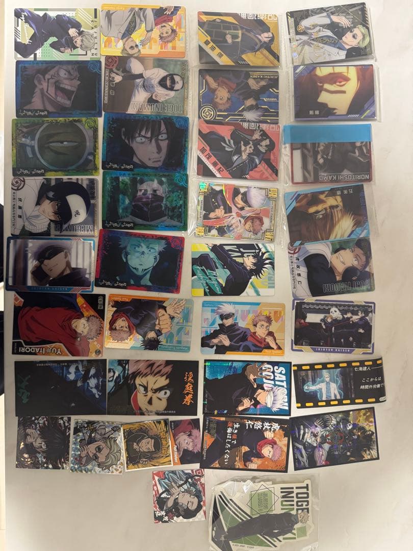 【呪術廻戦】まとめ売りアクスタ、ポスカ、フィギュア、シールなど