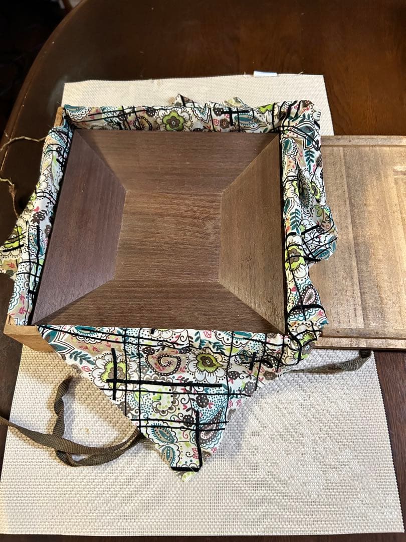 時代のある 希少 四方盆 茶道具 松平氏焼印 茶入を飾る盆です