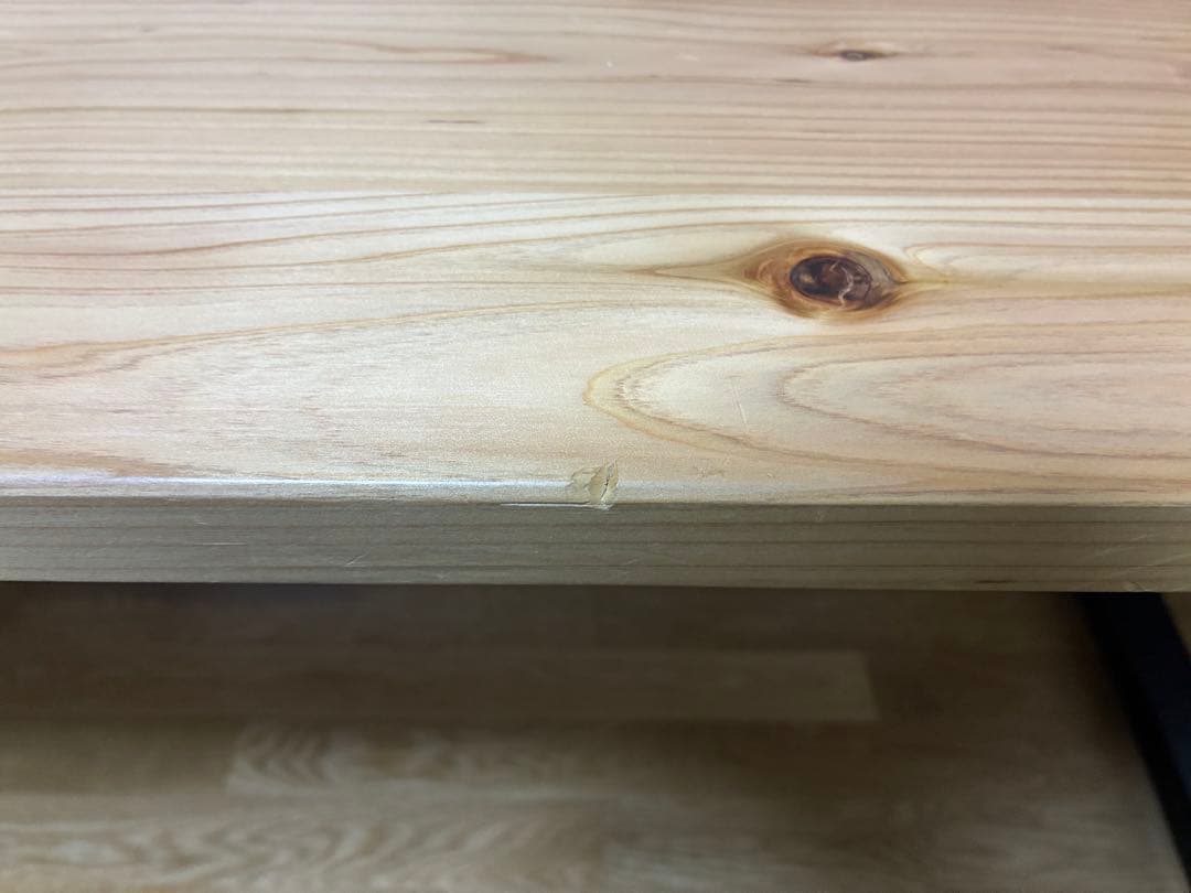 Kanademono 無垢 杉 180×80cm ダイニングテーブル　かなでもの