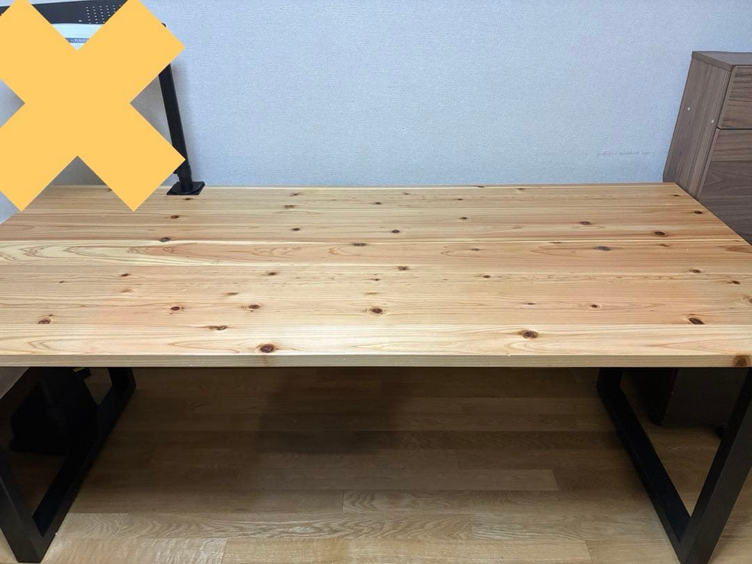 Kanademono 無垢 杉 180×80cm ダイニングテーブル　かなでもの