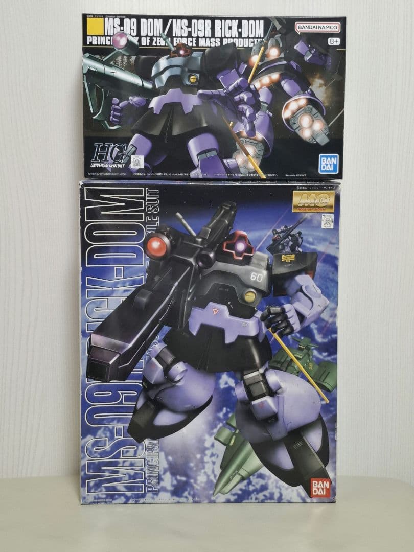 リック・ドム 1/100 MG & 1/144 HG ガンプラ】HGUC 1/144『ドム／リック・ドム』機動戦士ガンダム