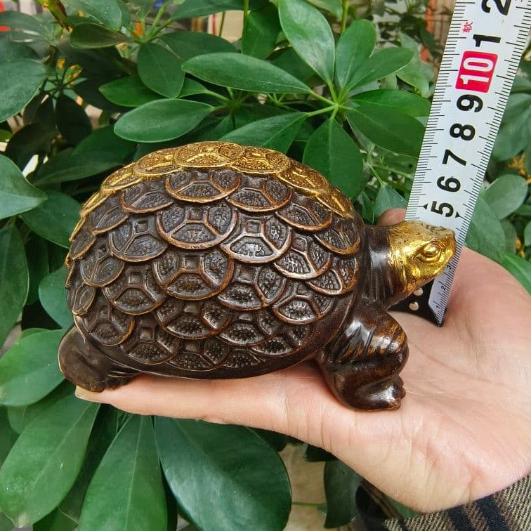 金銭亀 銅製 茶道具 茶寵 工芸品 美術品 置物の通販はau PAY