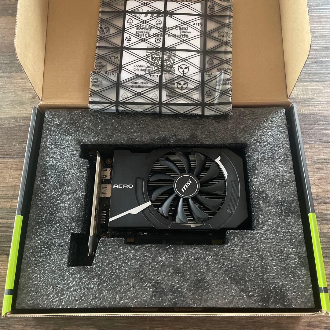 MSI GeForce GTX 1650 AERO ITX 4G 動作確認済