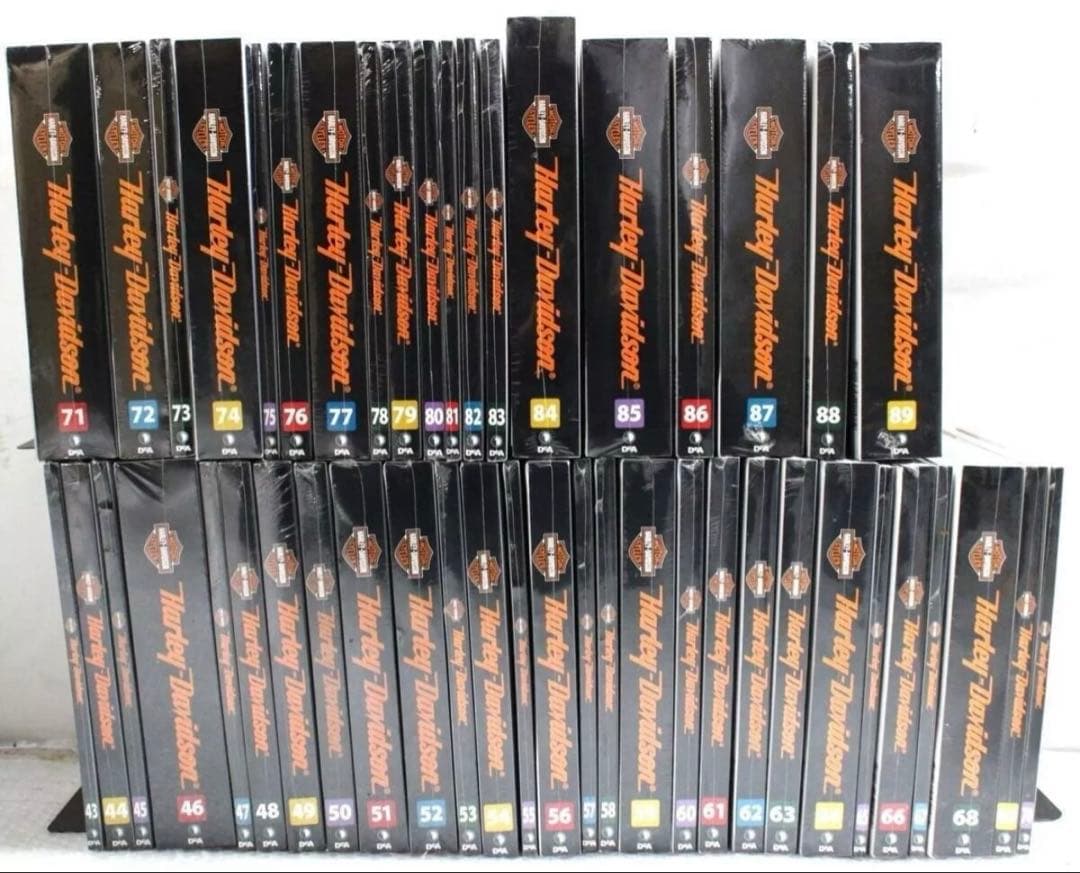 ディアゴスティーニ 1/4ハーレーダビットソン Fat Boy 1-89 全巻