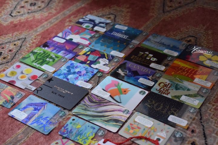 世界のスターバックスカード 世界 海外スタバカード スタバカード8枚set ☺︎ ハワイ 韓国 バリ