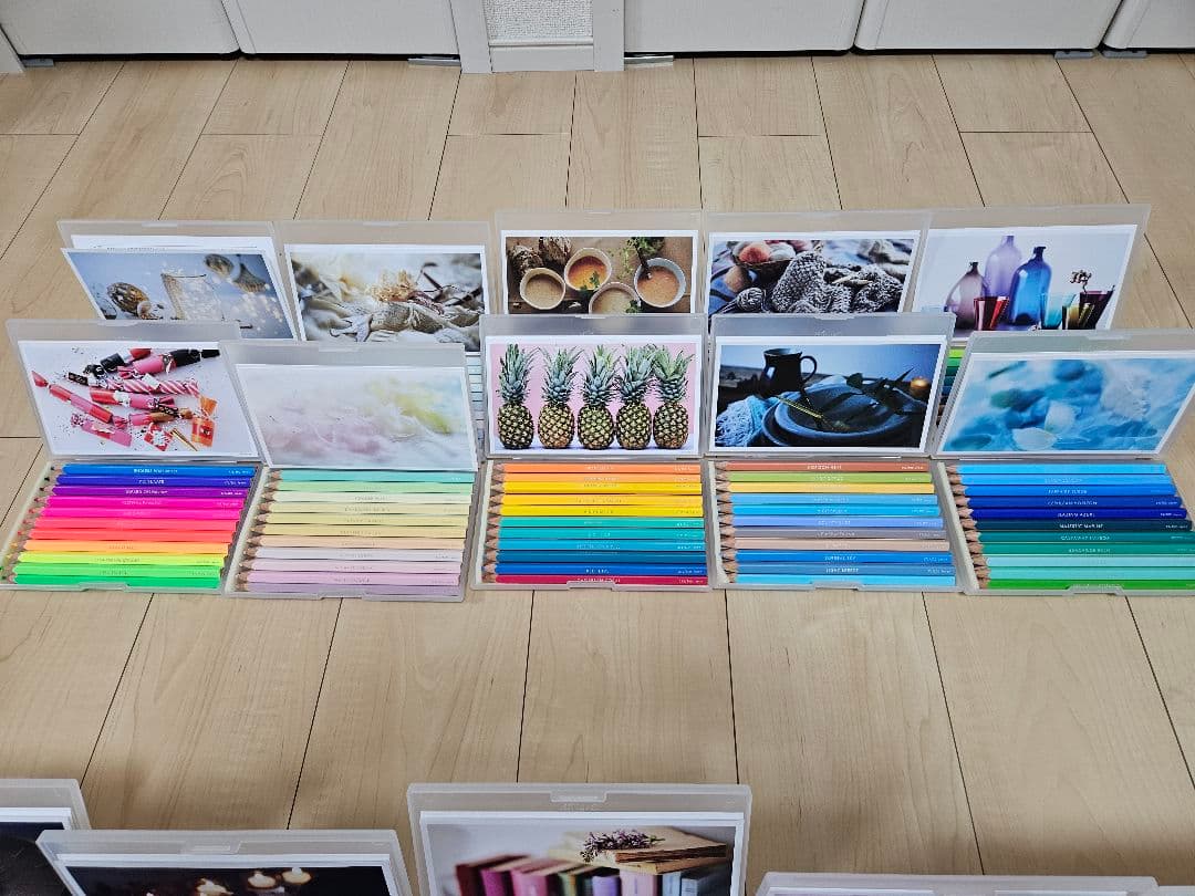 フェリシモ500色の色えんぴつ TOKYO SEEDS 全セット 未使用 希少品