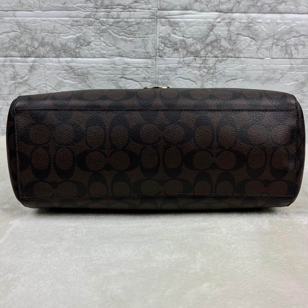 【極美品】 コーチ ホーボー ショルダー ハンドバッグ 2way シグネチャー