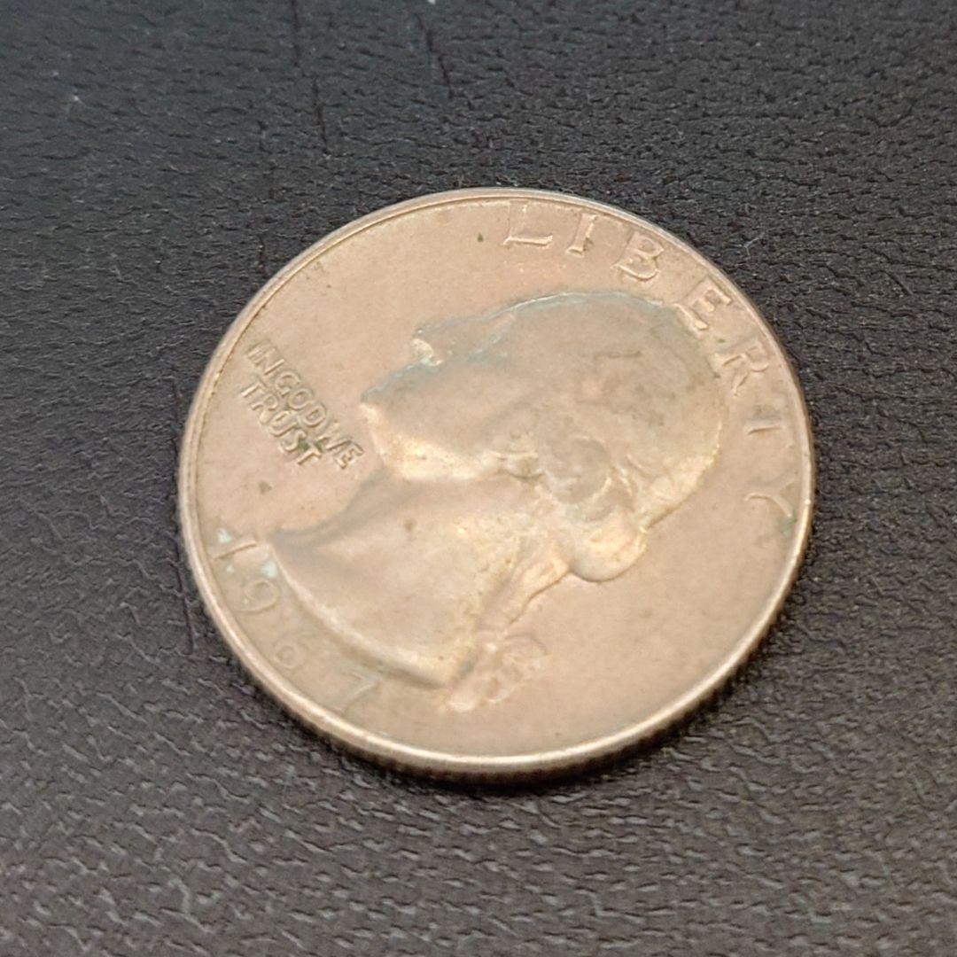 ジョージ・ワシントン 1967年 クォーターダラー 25セント コイン