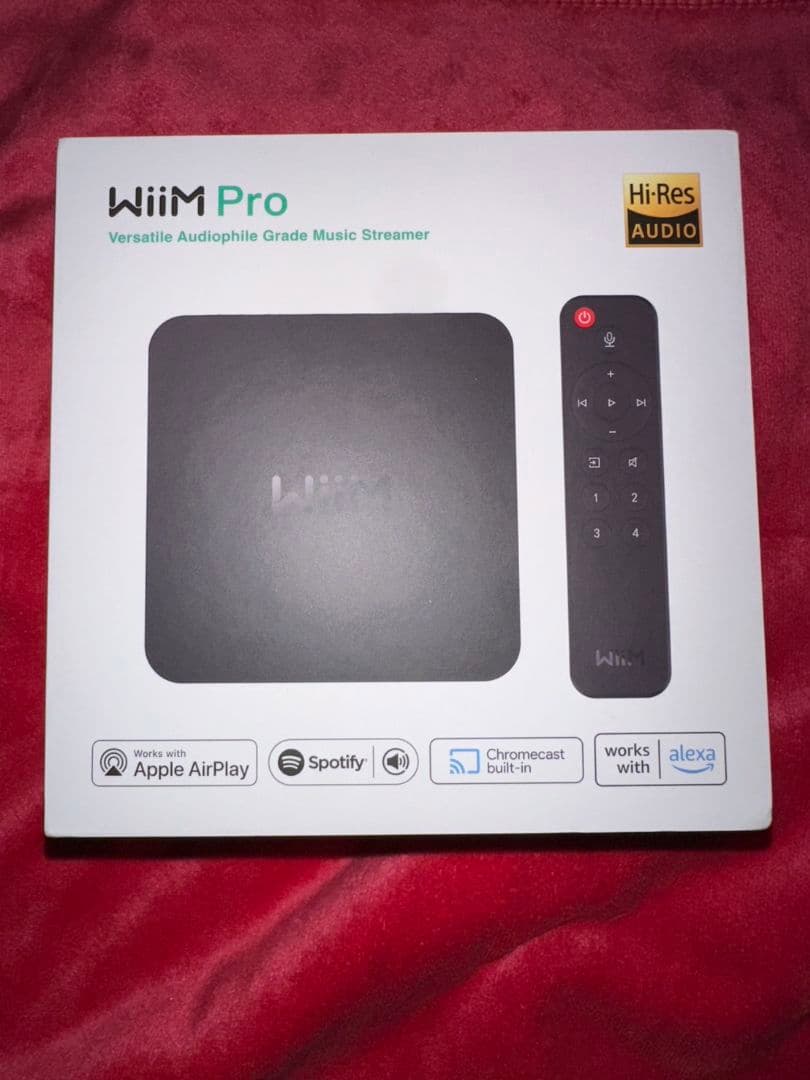 Wiim Pro リモコン付き WiiM WiiM Pro w/RC(リモコン付) コンパクトオーディオストリーマー