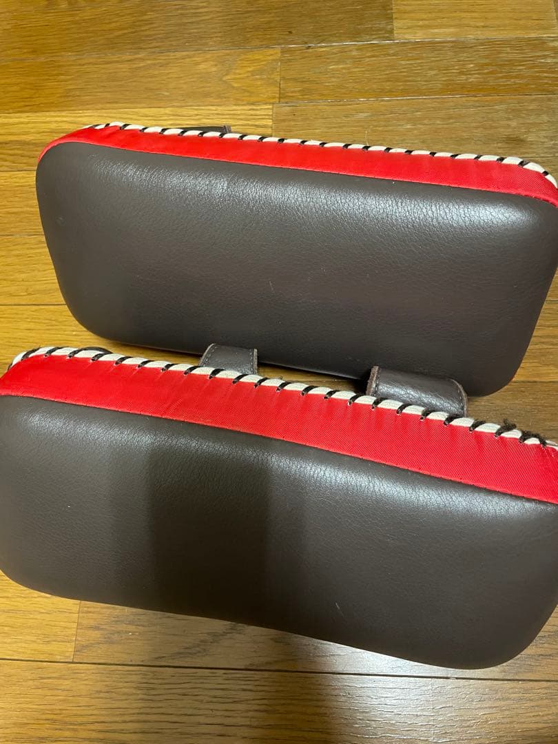 美品 K 本革製キックミット 大