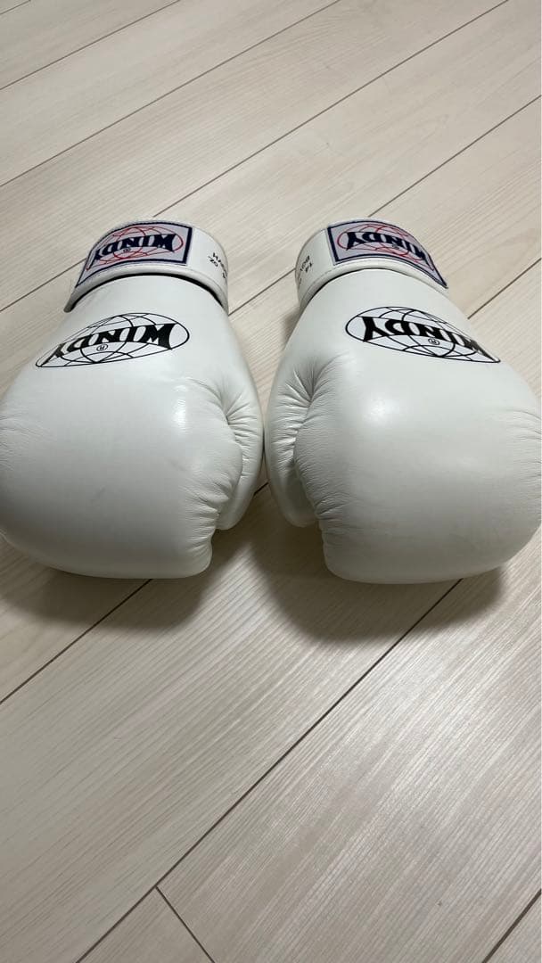 WINDY ボクシンググローブ 白 14oz 武道・格闘技