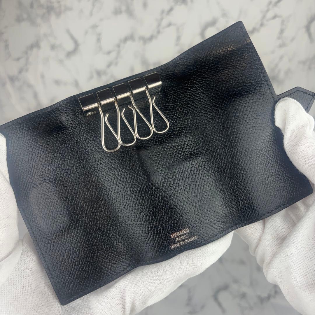 92 HERMES エルメス べアン キーケース J刻印