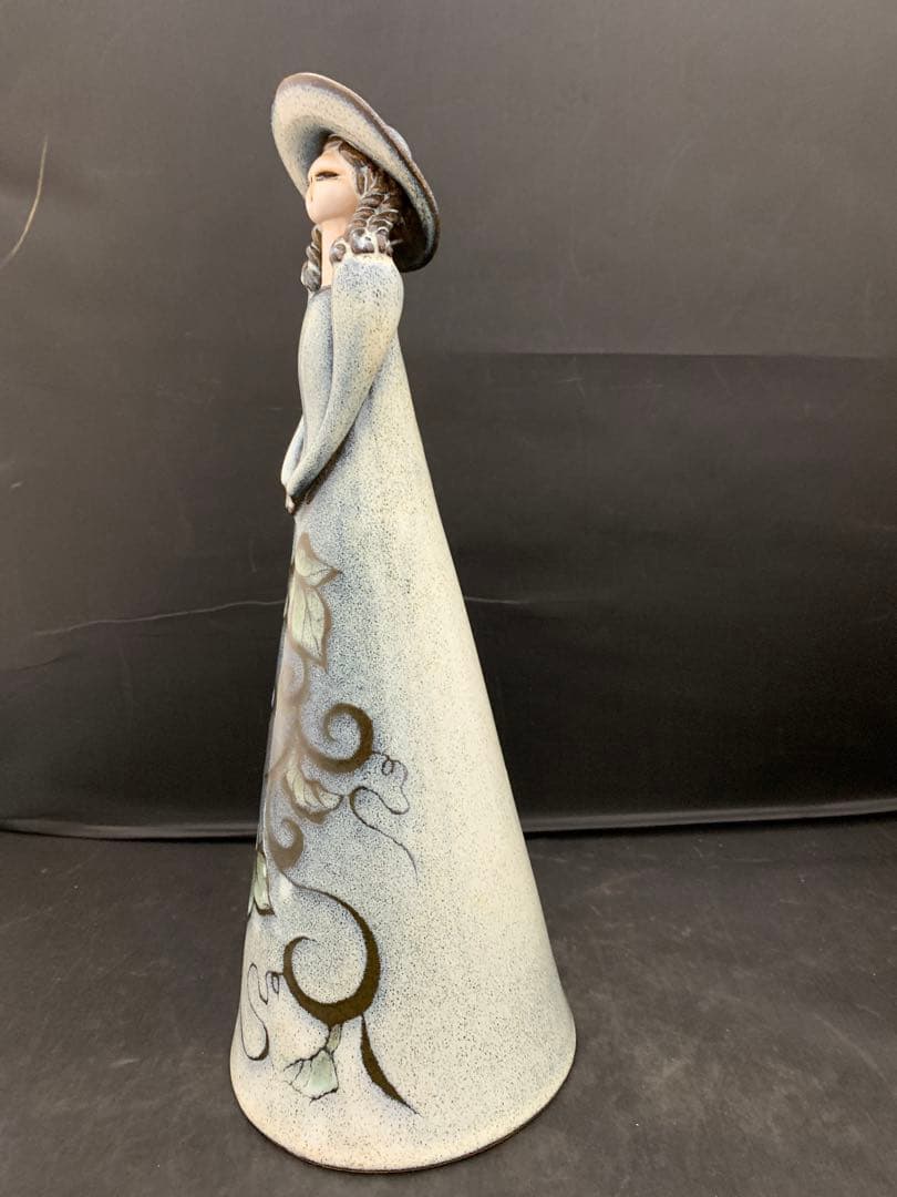 布引焼 女性 陶芸 置物 オブジェ