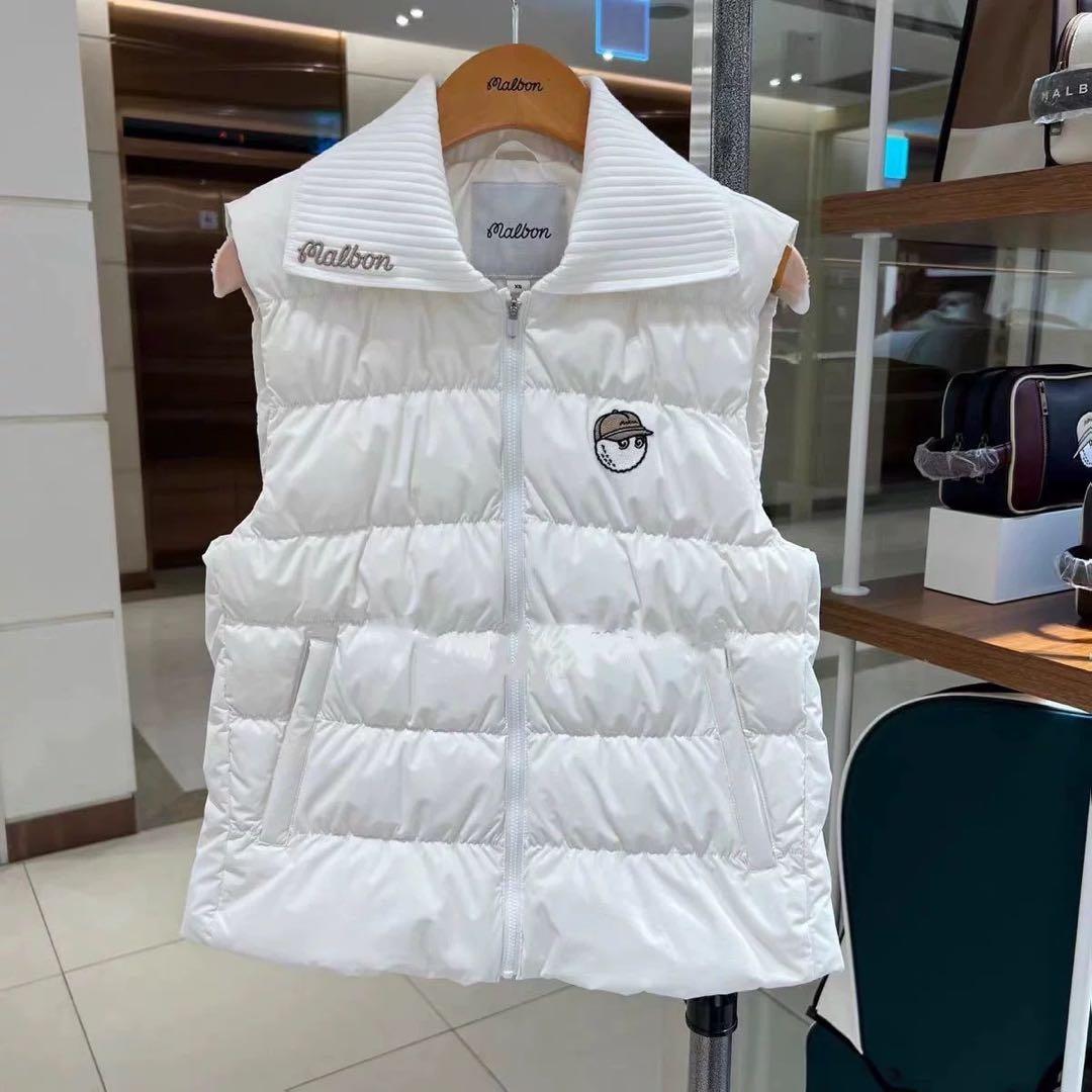 マルボンゴルフウェア　トップス　ノースリーブダウンベスト