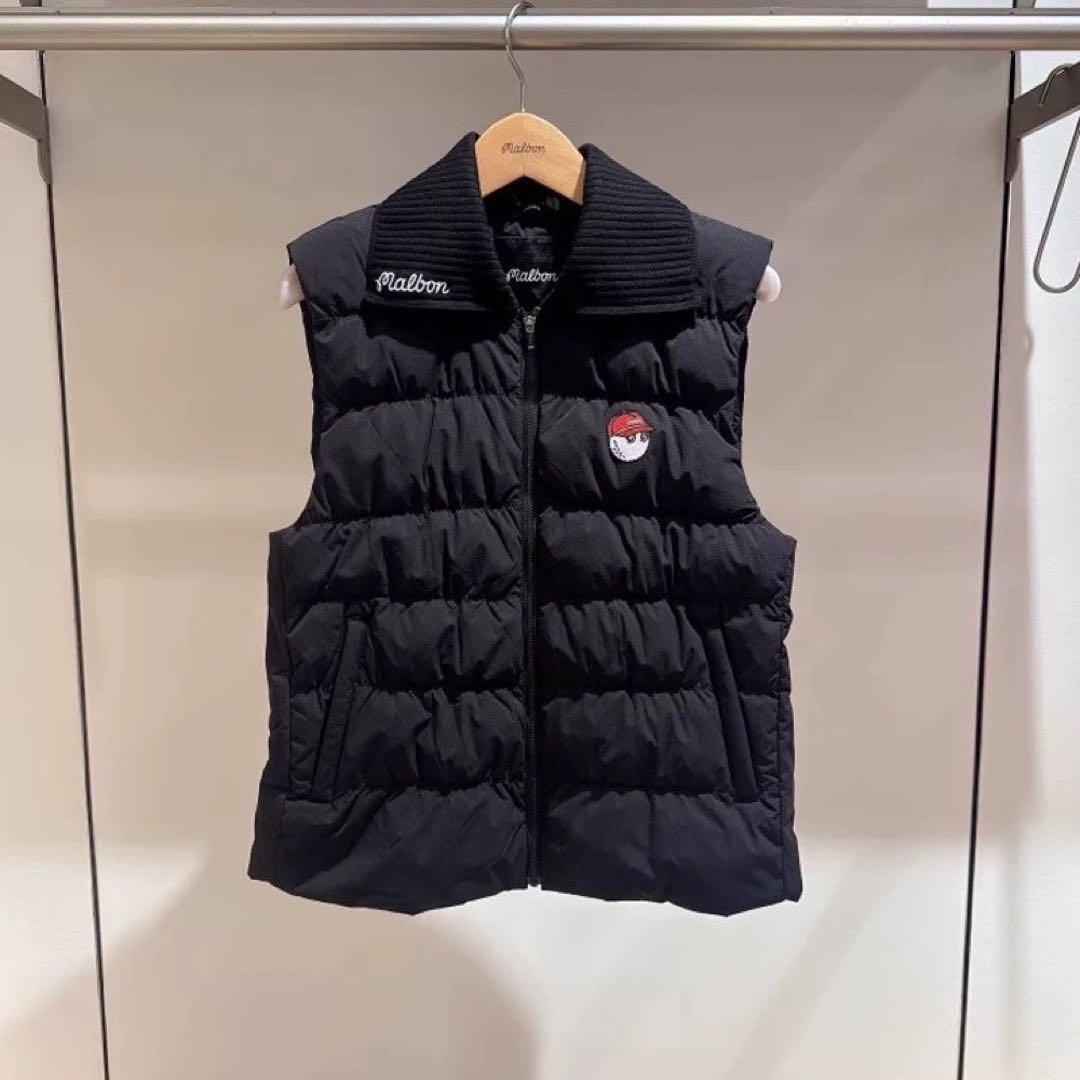 マルボンゴルフウェア　トップス　ノースリーブダウンベスト