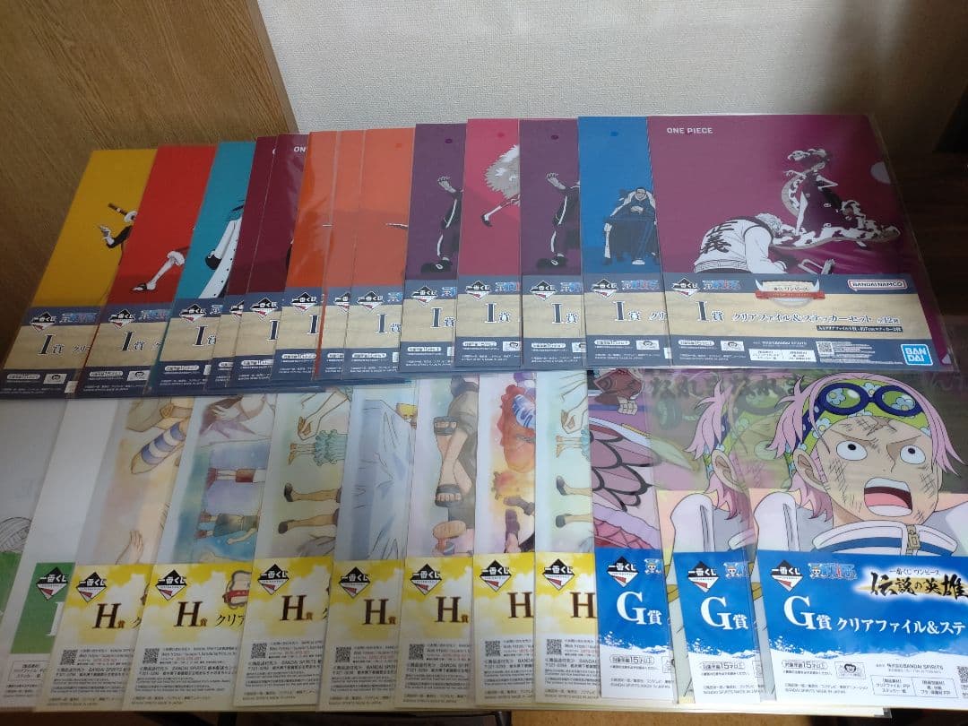 ワンピース一番くじﾗｽﾄﾜﾝ賞 A賞B賞C賞D賞F