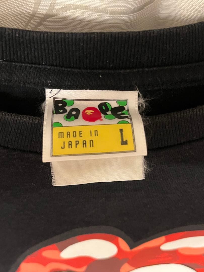 2012年製】bape ローリング・ストーンズ Tシャツ L 日本製