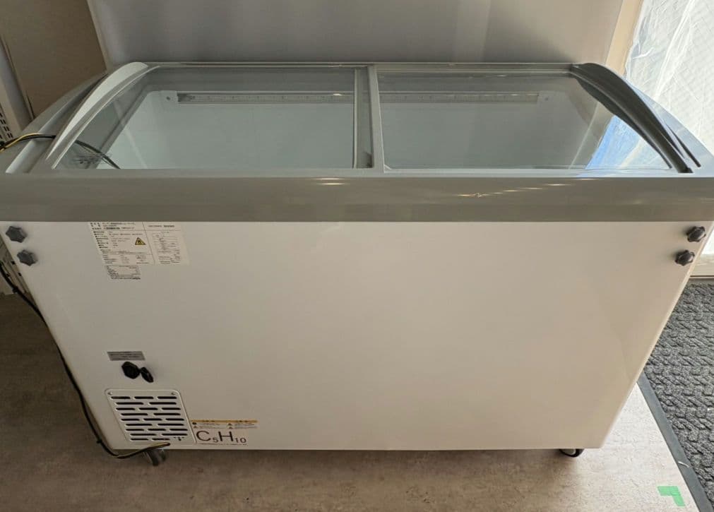 冷凍ショーケース JCMCS-240L同等品 サンデン製 LED照明付き冷凍庫