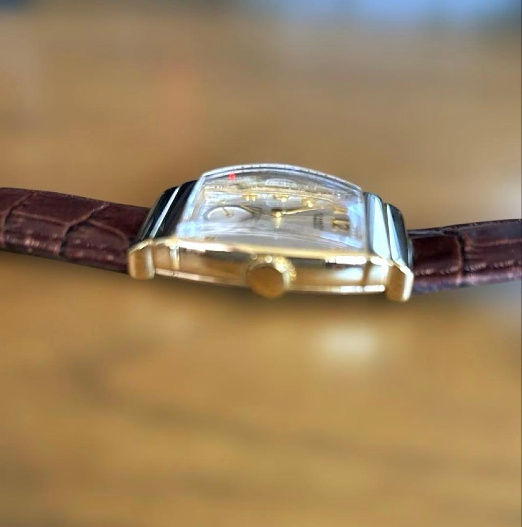 【電池交換済】CIRCA 23K GP サーカ腕時計 クォーツ　スモセコ