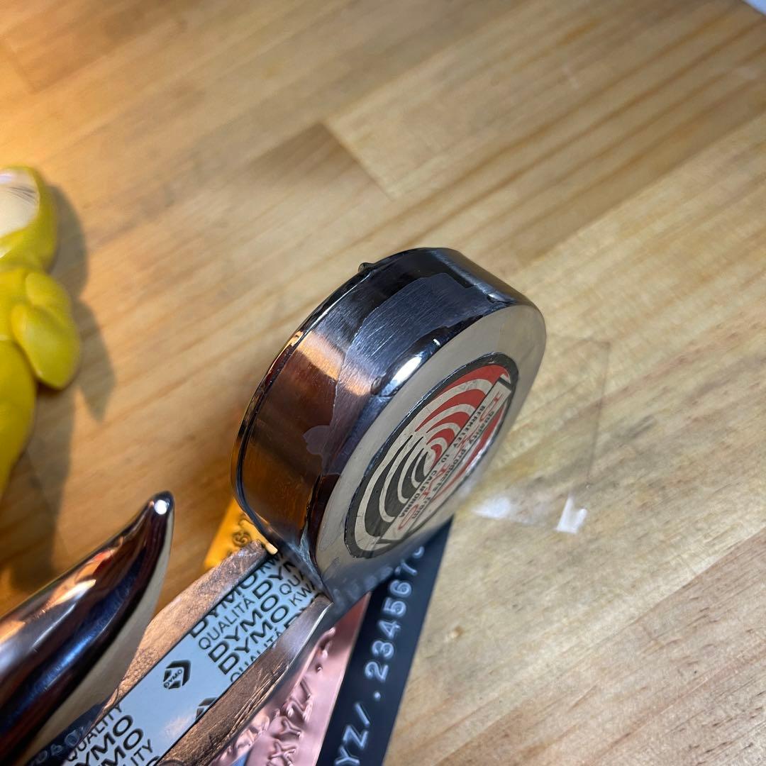 □製品保証□【美品・機関良好】ダイモ DYMO M-2C クローム 181-13 パンチ