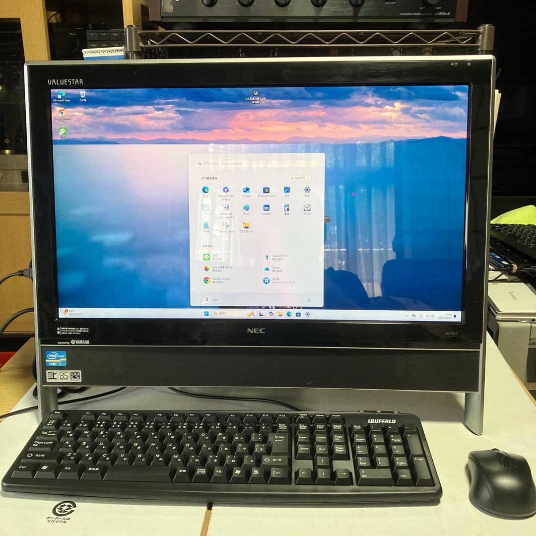 NECバリュースター Windows11 core i7SSD美品