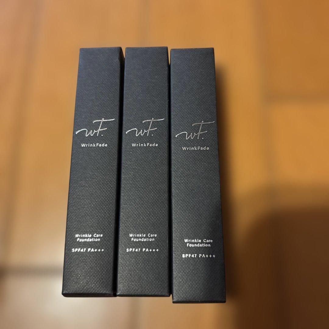 薬用リンクルカバーファンデーションファンデーション３本セット