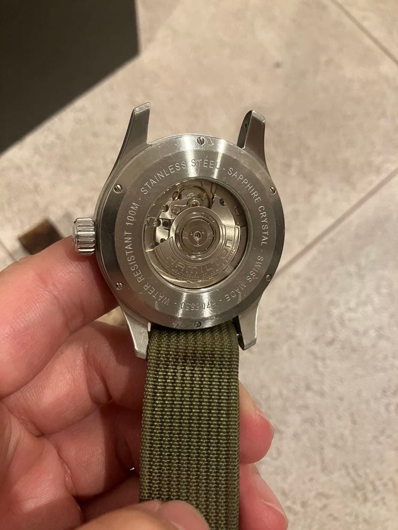 HAMILTON ハミルトン カーキオフィサー natoベルト　希少