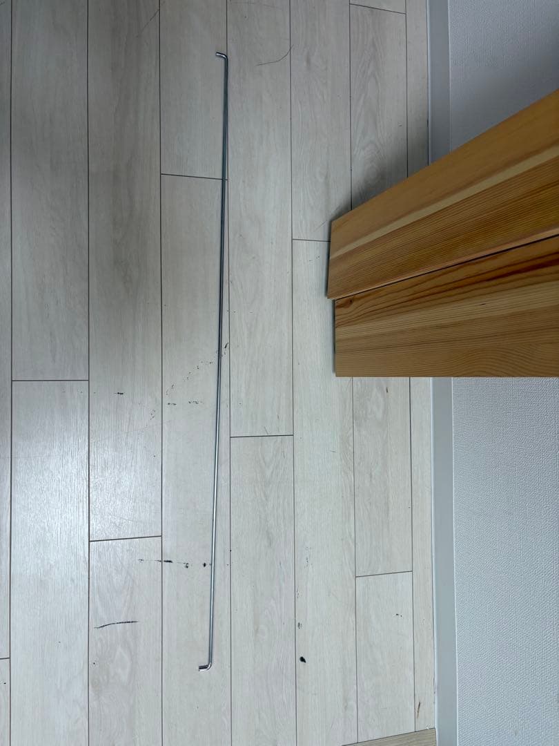 【引取限定】無印良品 シングルベッド パイン材①