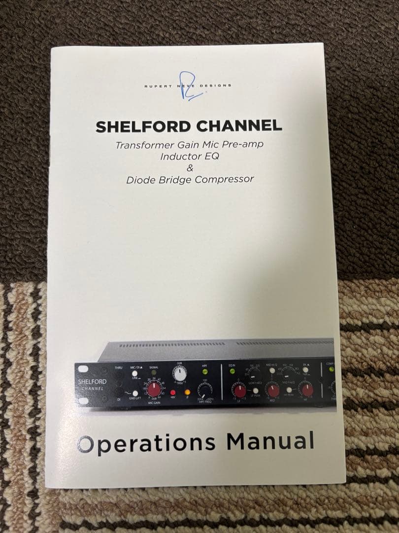 配信機器・PA機器・レコーディング機器 RUPERT NEVE DESIGNS / SHELFORD CHANNEL