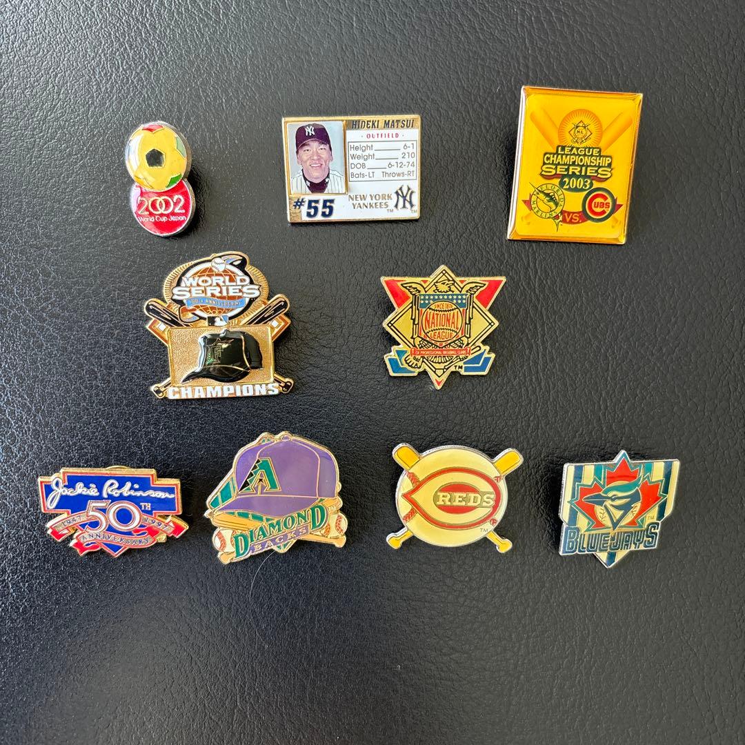 メジャーリーグ ピンバッジ9個