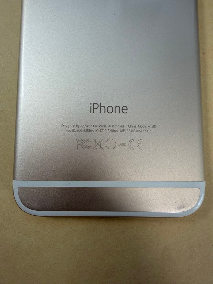 バッテリー100% iPhone6 128GBゴールド