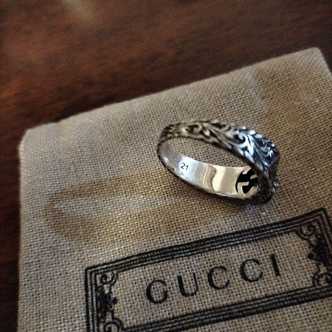 GUCCI シルバーリング21号　美品