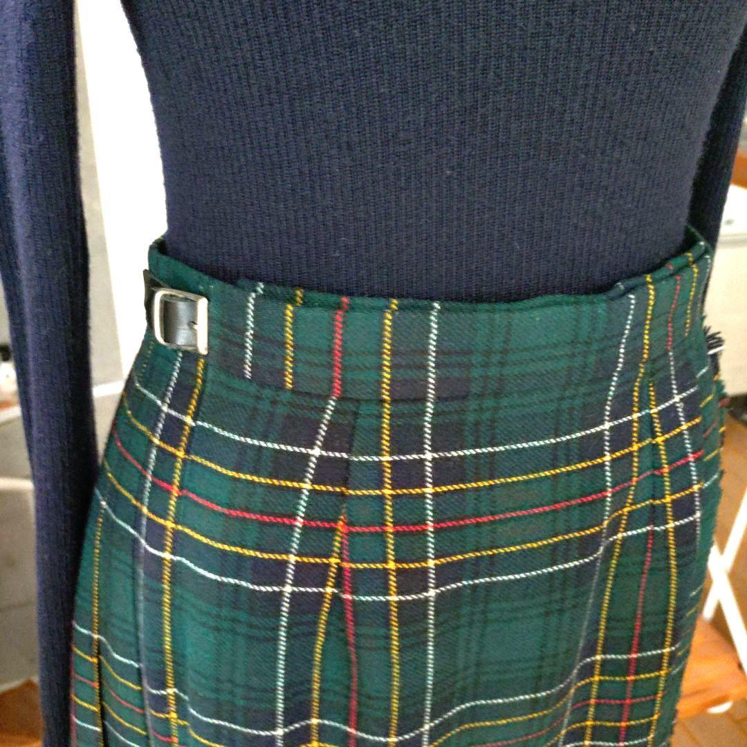 【O'neil of DUBLIN】キルトタータンチェックスカート