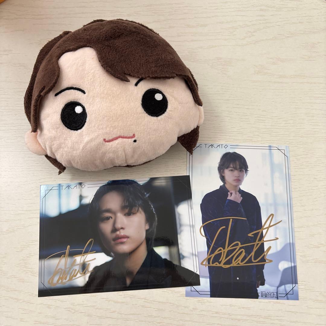 大倉空人 生誕 ぬいぐるみポーチ サイン入り生写真 大倉空人 21st