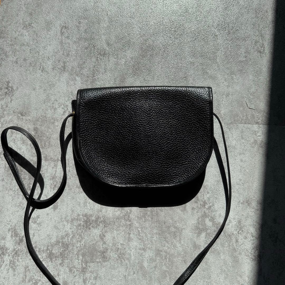 バッグ Christian Dior lether sholder bag black