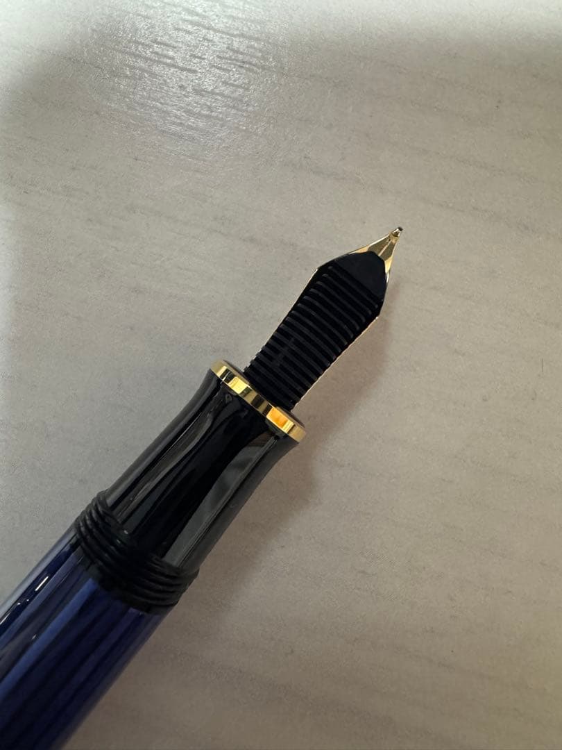 チャイ Pelikan M400ブルーストライプ ペリカン スーべレーン